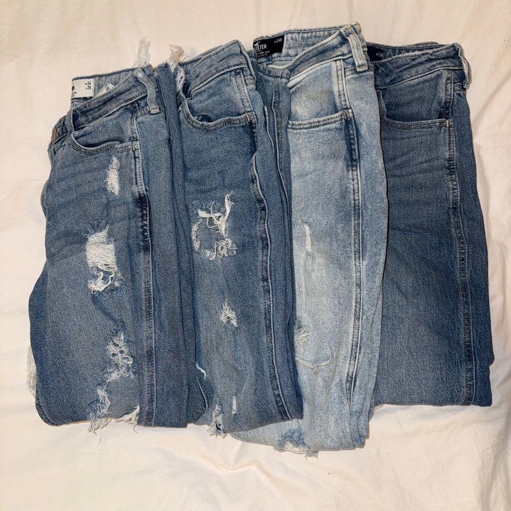 Hollister Distressed Light Blue Women's Jeans
